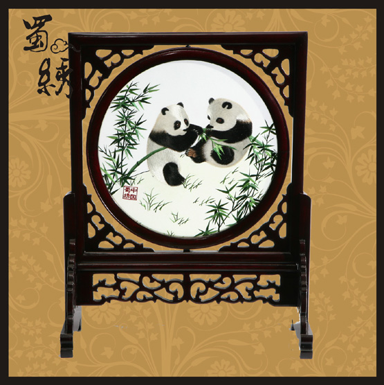 成都礼品 蜀绣30草地