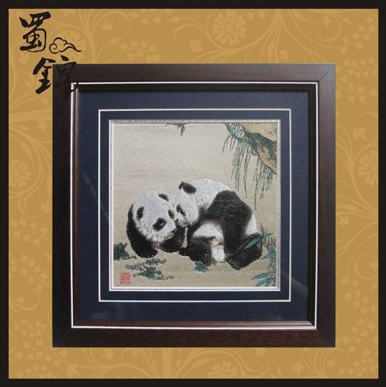 成都特色礼品,呢喃蜀锦